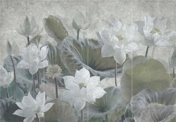 ZIRO Hydro Designwall Wandpaneele Waterlily